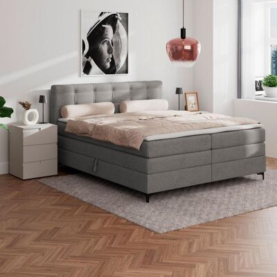 Möbelix , Taupe , Metall , H3 , 1,1-Zonen , 160x200 cm , Möbelix , Taupe , Metall , H3 , 1,1-Zonen , 160x200 cm ,