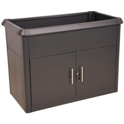 Möbelix , Anthrazit , Metall , 101 l , 57x78x107 cm , Möbelix , Anthrazit , Metall , 101 l , 57x78x107 cm ,