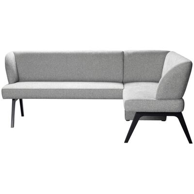 Möbelix , Hellgrau , Holz, Textil , Buche , vollmassiv , L-Form , 215x150 cm , Esszimmer, Bänke, Polsterbänke Möbelix , Hellgrau , Holz, Textil , Buche , vollmassiv , L-Form , 215x150 cm , Esszimmer, Bänke, Polsterbänke
