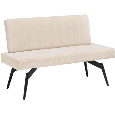 Mid.you , Beige , Metall, Textil , 140x88x62 cm , Esszimmer, Bänke, Polsterbänke Mid.you , Beige , Metall, Textil , 140x88x62 cm , Esszimmer, Bänke, Polsterbänke