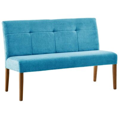 Cantus , Türkis, Eichefarben , Holz, Textil , Eiche , massiv , 140x91.5x63 cm , FSC , Esszimmer, Bänke, Polsterbänke Cantus , Türkis, Eichefarben , Holz, Textil , Eiche , massiv , 140x91.5x63 cm , FSC , Esszimmer, Bänke, Polsterbänke