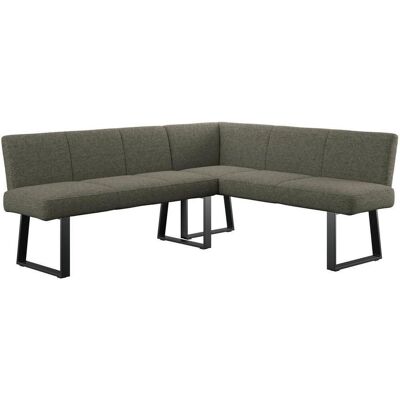 Mid.you , Grün , Metall, Textil , L-Form , 202x162 cm , Esszimmer, Bänke, Polsterbänke Mid.you , Grün , Metall, Textil , L-Form , 202x162 cm , Esszimmer, Bänke, Polsterbänke