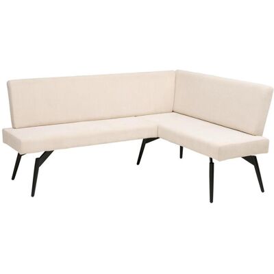 Mid.you , Beige , Metall, Textil , L-Form , 190x150 cm , Esszimmer, Bänke, Polsterbänke Mid.you , Beige , Metall, Textil , L-Form , 190x150 cm , Esszimmer, Bänke, Polsterbänke