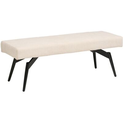 Mid.you , Beige , Metall, Textil , 140x49x47 cm , Esszimmer, Bänke, Polsterbänke Mid.you , Beige , Metall, Textil , 140x49x47 cm , Esszimmer, Bänke, Polsterbänke