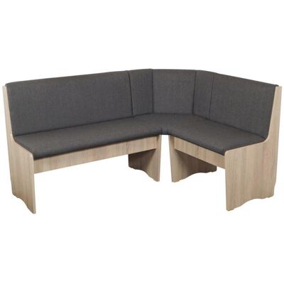 P & B , Anthrazit, Sonoma Eiche , Textil, Holzwerkstoff , Uni , seitenverkehrt montierbar , 125x89x165 cm , Truhe im Sitz , Esszimmer, Bänke, Polsterbänke P & B , Anthrazit, Sonoma Eiche , Textil, Holzwerkstoff , Uni , seitenverkehrt montierbar , 125x89x165 cm , Truhe im Sitz , Esszimmer, Bänke, Polsterbänke