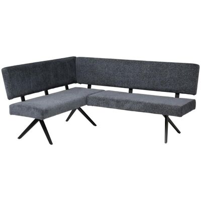 Livetastic , Dunkelgrau , Metall, Textil , L-Form , 190x150 cm , Esszimmer, Bänke, Polsterbänke Livetastic , Dunkelgrau , Metall, Textil , L-Form , 190x150 cm , Esszimmer, Bänke, Polsterbänke