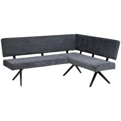 Livetastic , Dunkelgrau , Metall, Textil , L-Form , 190x150 cm , Esszimmer, Bänke, Polsterbänke Livetastic , Dunkelgrau , Metall, Textil , L-Form , 190x150 cm , Esszimmer, Bänke, Polsterbänke