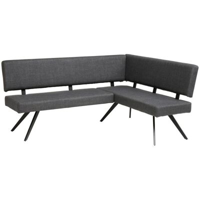 Livetastic , Dunkelgrau , Metall, Textil , L-Form , 190x150 cm , Esszimmer, Bänke, Polsterbänke Livetastic , Dunkelgrau , Metall, Textil , L-Form , 190x150 cm , Esszimmer, Bänke, Polsterbänke