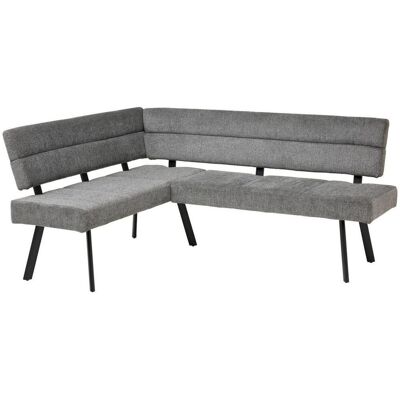Livetastic , Anthrazit , Metall, Textil , L-Form , 190x150 cm , Esszimmer, Bänke, Polsterbänke Livetastic , Anthrazit , Metall, Textil , L-Form , 190x150 cm , Esszimmer, Bänke, Polsterbänke