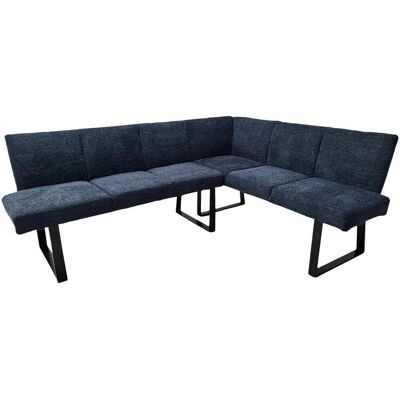 Livetastic , Dunkelblau , Metall, Textil , L-Form, nur wie online abgebildet bestellbar , 202x160 cm , Esszimmer, Bänke, Polsterbänke Livetastic , Dunkelblau , Metall, Textil , L-Form, nur wie online abgebildet bestellbar , 202x160 cm , Esszimmer, Bänke, Polsterbänke