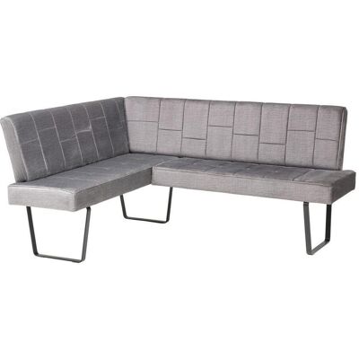 Mid.you , Dunkelgrau , Metall, Textil , L-Form , 190x150 cm , Esszimmer, Bänke, Polsterbänke Mid.you , Dunkelgrau , Metall, Textil , L-Form , 190x150 cm , Esszimmer, Bänke, Polsterbänke