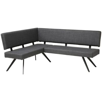 Livetastic , Dunkelgrau , Metall, Textil , L-Form , 190x150 cm , Esszimmer, Bänke, Polsterbänke Livetastic , Dunkelgrau , Metall, Textil , L-Form , 190x150 cm , Esszimmer, Bänke, Polsterbänke