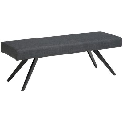 Livetastic , Dunkelgrau , Metall, Textil , 140x49x47 cm , Esszimmer, Bänke, Polsterbänke Livetastic , Dunkelgrau , Metall, Textil , 140x49x47 cm , Esszimmer, Bänke, Polsterbänke