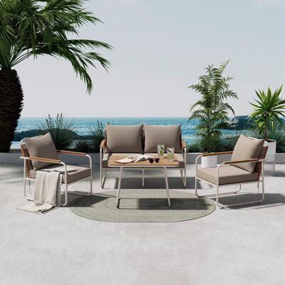 Beldano , Creme, Weiß, Akaziefarben , Holz, Metall, Kunststoff, Textil , Akazie , massiv , Füllung: Polyester,Polyester , einzeln stellbar , wetterfest , Gartenmöbel, Loungemöbel, Loungegarnituren Beldano , Creme, Weiß, Akaziefarben , Holz, Metall, Kunststoff, Textil , Akazie , massiv , Füllung: Polyester,Polyester , einzeln stellbar , wetterfest , Gartenmöbel, Loungemöbel, Loungegarnituren