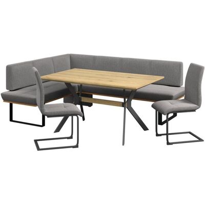 James Wood , Grau , Holz, Metall, Textil , Eiche , vollmassiv , L-Form , 225x175 cm , in verschiedenen Größen erhältlich , Esszimmer, Bänke, Polsterbänke James Wood , Grau , Holz, Metall, Textil , Eiche , vollmassiv , L-Form , 225x175 cm , in verschiedenen Größen erhältlich , Esszimmer, Bänke, Polsterbänke