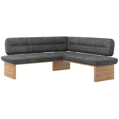 James Wood , Anthrazit , Holz, Textil , Eiche , Sperrholz , 212x170 cm , Esszimmer, Bänke, Polsterbänke James Wood , Anthrazit , Holz, Textil , Eiche , Sperrholz , 212x170 cm , Esszimmer, Bänke, Polsterbänke