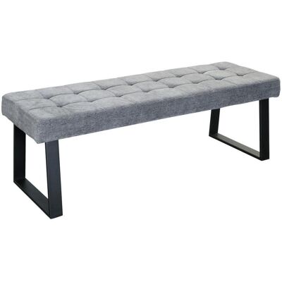 Livetastic , Hellgrau , Metall, Textil , 140x49x48 cm , Esszimmer, Bänke, Polsterbänke Livetastic , Hellgrau , Metall, Textil , 140x49x48 cm , Esszimmer, Bänke, Polsterbänke
