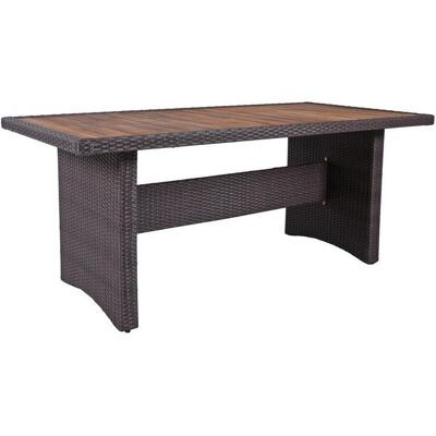 Garden Pleasure BRAGA Grauer Rechteckiger Gartentisch - Gartentisch Garden Pleasure BRAGA Grauer Rechteckiger Gartentisch - Gartentisch