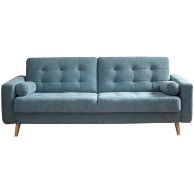 Mid.you , Blau , Textil , 222x86x90 cm , Rücken echt , Wohnzimmer, Sofas & Couches, Schlafsofas, Schlafsofas Mid.you , Blau , Textil , 222x86x90 cm , Rücken echt , Wohnzimmer, Sofas & Couches, Schlafsofas, Schlafsofas