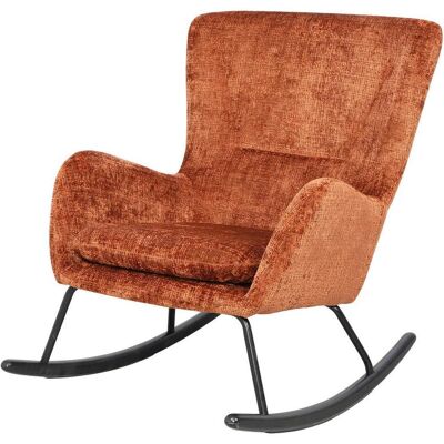 Livetastic , Rostfarben , Holz, Metall, Textil , Kautschukholz , massiv , 71x93x91 cm , Schaukelfunktion , Wohnzimmer, Sessel, Schaukelstühle Livetastic , Rostfarben , Holz, Metall, Textil , Kautschukholz , massiv , 71x93x91 cm , Schaukelfunktion , Wohnzimmer, Sessel, Schaukelstühle