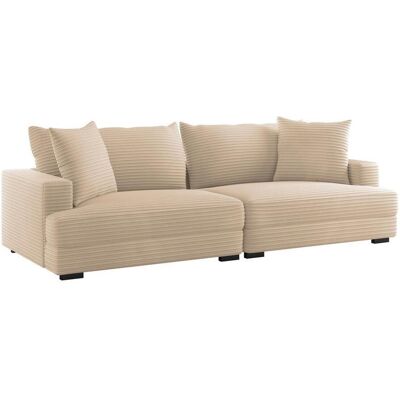 Luca Bessoni , Creme , Textil , Füllung: Schaumstoffflocken , 261x124 cm , Stoffauswahl , Wohnzimmer, Sofas & Couches, Sofas, Big Sofas Luca Bessoni , Creme , Textil , Füllung: Schaumstoffflocken , 261x124 cm , Stoffauswahl , Wohnzimmer, Sofas & Couches, Sofas, Big Sofas