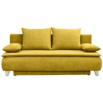 Luca Bessoni , Gelb , Textil , Buche , Füllung: Polyetherschaumkern, Silikon,Polyetherschaumkern, Silikon , 208x100x106 cm , Made in EU , Wohnzimmer, Sofas & Couches, Schlafsofas, Boxspringsofas Luca Bessoni , Gelb , Textil , Buche , Füllung: Polyetherschaumkern, Silikon,Polyetherschaumkern, Silikon , 208x100x106 cm , Made in EU , Wohnzimmer, Sofas & Couches, Schlafsofas, Boxspringsofas