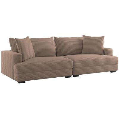 Luca Bessoni , Braun , Textil , Füllung: Schaumstoffflocken , 261x124 cm , Stoffauswahl , Wohnzimmer, Sofas & Couches, Sofas, Big Sofas Luca Bessoni , Braun , Textil , Füllung: Schaumstoffflocken , 261x124 cm , Stoffauswahl , Wohnzimmer, Sofas & Couches, Sofas, Big Sofas
