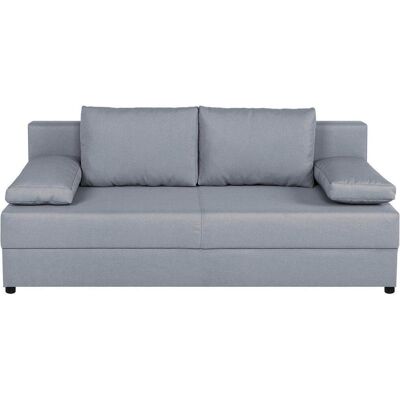 P & B , Silberfarben , Textil , Füllung: Schaumstoffflocken , 190x80x75 cm , Liegefunktion, Rücken echt , Wohnzimmer, Sofas & Couches, Schlafsofas, Schlafsofas P & B , Silberfarben , Textil , Füllung: Schaumstoffflocken , 190x80x75 cm , Liegefunktion, Rücken echt , Wohnzimmer, Sofas & Couches, Schlafsofas, Schlafsofas