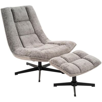 Möbelix , Grau, Schwarz , Metall, Textil , 77x88x94 cm , Sitzfläche 360° drehbar , Wohnzimmer, Sessel, Relaxsessel Möbelix , Grau, Schwarz , Metall, Textil , 77x88x94 cm , Sitzfläche 360° drehbar , Wohnzimmer, Sessel, Relaxsessel