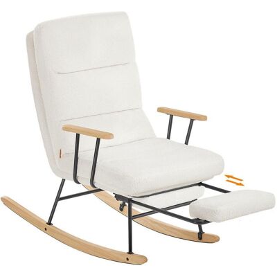 Möbelix , Creme , Holzwerkstoff , 67x100x97 cm , ausziehbare Fußstütze, inklusive Armlehnen , Wohnzimmer, Sessel, Schaukelstühle Möbelix , Creme , Holzwerkstoff , 67x100x97 cm , ausziehbare Fußstütze, inklusive Armlehnen , Wohnzimmer, Sessel, Schaukelstühle