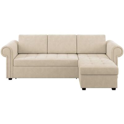 James Wood , Creme , Textil , Uni , 260x85x155 cm , Armlehnen seitenverkehrt montierbar , Wohnzimmer, Sofas & Couches, Schlafsofas, Ecksofas mit Schlaffunktion James Wood , Creme , Textil , Uni , 260x85x155 cm , Armlehnen seitenverkehrt montierbar , Wohnzimmer, Sofas & Couches, Schlafsofas, Ecksofas mit Schlaffunktion