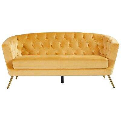 Ti`me Ti'me , Gelb , Metall, Textil , 183x78x83 cm , Wohnzimmer, Sofas & Couches, Sofas, 3er Sofas Ti`me Ti'me , Gelb , Metall, Textil , 183x78x83 cm , Wohnzimmer, Sofas & Couches, Sofas, 3er Sofas