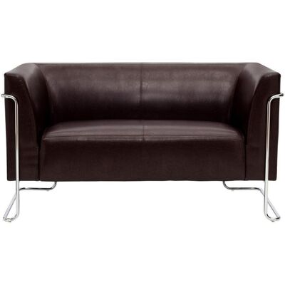 Mid.you , Dunkelbraun , Textil , 130x71x74 cm , Rücken echt , Wohnzimmer, Sofas & Couches, Sofas, 2er Sofas Mid.you , Dunkelbraun , Textil , 130x71x74 cm , Rücken echt , Wohnzimmer, Sofas & Couches, Sofas, 2er Sofas