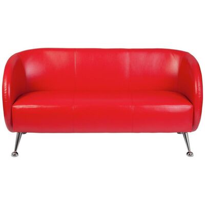 Mid.you , Rot , Textil , 168x85x58 cm , Rücken echt , Wohnzimmer, Sofas & Couches, Sofas, 3er Sofas Mid.you , Rot , Textil , 168x85x58 cm , Rücken echt , Wohnzimmer, Sofas & Couches, Sofas, 3er Sofas