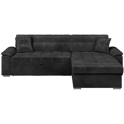 Livetastic , Schwarz , Textil , Uni , Füllung: Schaumstoffflocken , L-Form, einmalig seitenverkehrt montierbar , 257x167 cm , Stoffauswahl, Liegefunktion, Schlafen auf Sitzhöhe, Rücken echt, haustierfreundlicher Bezug , Wohnzimmer, Sofas & Couches, Wohnla Livetastic , Schwarz , Textil , Uni , Füllung: Schaumstoffflocken , L-Form, einmalig seitenverkehrt montierbar , 257x167 cm , Stoffauswahl, Liegefunktion, Schlafen auf Sitzhöhe, Rücken echt, haustierfreundlicher Bezug , Wohnzimmer, Sofas & Couches, Wohnla
