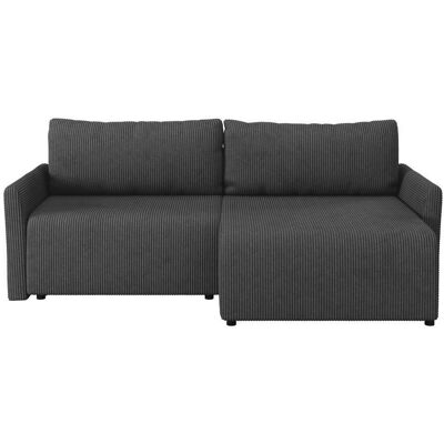 Möbelix , Schwarz , Textil , Füllung: Komfortschaum, Silikon , seitenverkehrt montierbar, L-Form , 228x146 cm , Made in EU , Rücken echt, Armteil links, Armteil rechts , Wohnzimmer, Sofas & Couches, Wohnlandschaften, Ecksofas Möbelix , Schwarz , Textil , Füllung: Komfortschaum, Silikon , seitenverkehrt montierbar, L-Form , 228x146 cm , Made in EU , Rücken echt, Armteil links, Armteil rechts , Wohnzimmer, Sofas & Couches, Wohnlandschaften, Ecksofas