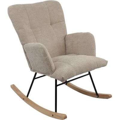 P & B , Braun , Metall , Kautschukholz , massiv , 62x90x52 cm , Wohnzimmer, Sessel, Schaukelstühle P & B , Braun , Metall , Kautschukholz , massiv , 62x90x52 cm , Wohnzimmer, Sessel, Schaukelstühle