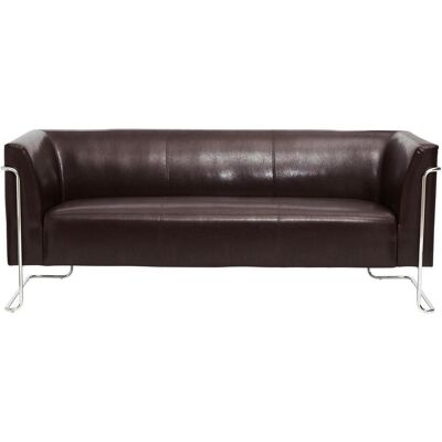 Mid.you , Dunkelbraun , Textil , 179x71x74 cm , Rücken echt , Wohnzimmer, Sofas & Couches, Sofas, 3er Sofas Mid.you , Dunkelbraun , Textil , 179x71x74 cm , Rücken echt , Wohnzimmer, Sofas & Couches, Sofas, 3er Sofas