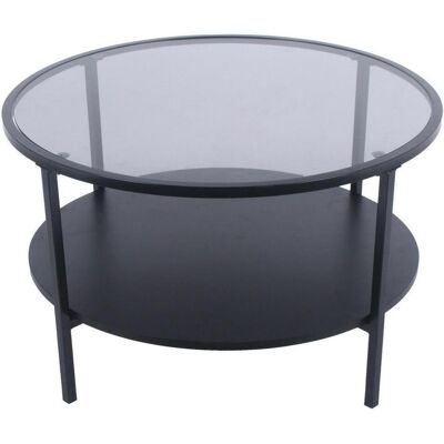 Möbelix , Schwarz , Metall, Glas, Holzwerkstoff , rund , 75x75x45 cm , Wohnzimmer, Wohnzimmertische, Couchtische, Couchtische rund Möbelix , Schwarz , Metall, Glas, Holzwerkstoff , rund , 75x75x45 cm , Wohnzimmer, Wohnzimmertische, Couchtische, Couchtische rund