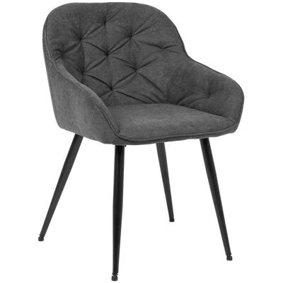 Livetastic , Grau , Metall, Textil , 55x80x61 cm , Esszimmer, Esszimmerstühle, Polsterstühle Livetastic , Grau , Metall, Textil , 55x80x61 cm , Esszimmer, Esszimmerstühle, Polsterstühle