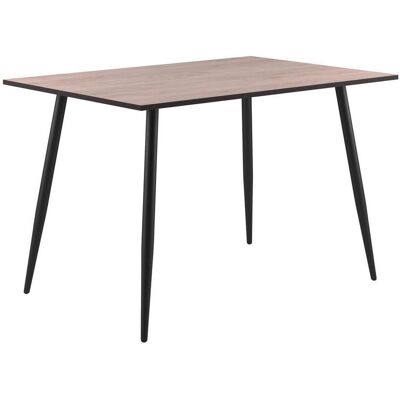 Möbelix , Naturfarben, Schwarz , Metall, Holzwerkstoff , rechteckig , 120x76x80 cm , Esszimmer, Esszimmertische, Esstische, Holztische, Esstische Holz Möbelix , Naturfarben, Schwarz , Metall, Holzwerkstoff , rechteckig , 120x76x80 cm , Esszimmer, Esszimmertische, Esstische, Holztische, Esstische Holz