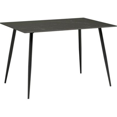 P & B , Schwarz , Metall, Keramik , rechteckig , 120x76x80 cm , Esszimmer, Esszimmertische, Esstische, Esstische eckig P & B , Schwarz , Metall, Keramik , rechteckig , 120x76x80 cm , Esszimmer, Esszimmertische, Esstische, Esstische eckig