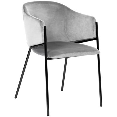 Livetastic , Schwarz, Hellgrau , Metall , 53x77x60 cm , inklusive Armlehnen , Esszimmer, Esszimmerstühle, Polsterstühle Livetastic , Schwarz, Hellgrau , Metall , 53x77x60 cm , inklusive Armlehnen , Esszimmer, Esszimmerstühle, Polsterstühle