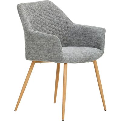 Livetastic , Grau, Eichefarben , Holz, Metall, Textil , Pappel , Sperrholz , 56.5x80x58 cm , ISO 9001, Bsci , Esszimmer, Esszimmerstühle, Polsterstühle Livetastic , Grau, Eichefarben , Holz, Metall, Textil , Pappel , Sperrholz , 56.5x80x58 cm , ISO 9001, Bsci , Esszimmer, Esszimmerstühle, Polsterstühle