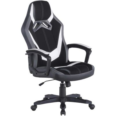 Livetastic , Grau, Schwarz, Weiß , Metall, Kunststoff, Textil , 64.5x112-122x69 cm , Büromöbel, Bürostühle, Gaming Stühle Livetastic , Grau, Schwarz, Weiß , Metall, Kunststoff, Textil , 64.5x112-122x69 cm , Büromöbel, Bürostühle, Gaming Stühle