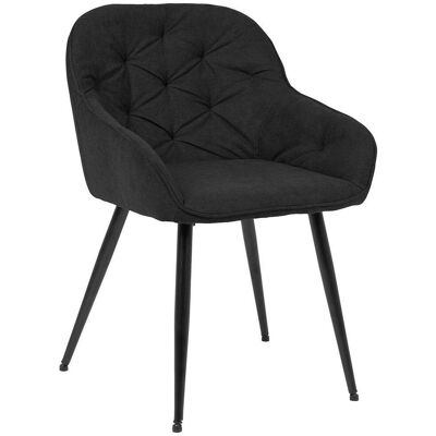 Livetastic , Anthrazit , Metall, Textil , 55x80x61 cm , Esszimmer, Esszimmerstühle, Polsterstühle Livetastic , Anthrazit , Metall, Textil , 55x80x61 cm , Esszimmer, Esszimmerstühle, Polsterstühle