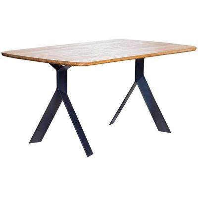 Möbelix , Eichefarben , Holz, Metall , Eiche , vollmassiv , 160x76x90 cm , Esszimmer, Esszimmertische, Esstische, Holztische, Esstische Holz Möbelix , Eichefarben , Holz, Metall , Eiche , vollmassiv , 160x76x90 cm , Esszimmer, Esszimmertische, Esstische, Holztische, Esstische Holz