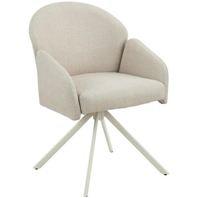 Möbelix , Beige , Metall, Textil , Füllung: Schaumstoff , 56.5x61x84 cm , Oeko-Tex® Standard 100 , Wippfunktion, Sitzfläche 360° drehbar, inklusive Armlehnen, ergonomische Rückenlehne , Esszimmer, Esszimmerstühle, Polsterstühle Möbelix , Beige , Metall, Textil , Füllung: Schaumstoff , 56.5x61x84 cm , Oeko-Tex® Standard 100 , Wippfunktion, Sitzfläche 360° drehbar, inklusive Armlehnen, ergonomische Rückenlehne , Esszimmer, Esszimmerstühle, Polsterstühle