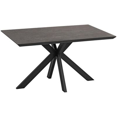 Möbelix , Schwarz , Metall, Keramik, Holzwerkstoff , rechteckig , 140x76x90 cm , Esszimmer, Esszimmertische, Esstische, Holztische, Esstische Holz Möbelix , Schwarz , Metall, Keramik, Holzwerkstoff , rechteckig , 140x76x90 cm , Esszimmer, Esszimmertische, Esstische, Holztische, Esstische Holz