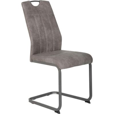 Möbelix , Grau , Metall, Textil , 43x98x58 cm , mit Griff , Esszimmer, Esszimmerstühle, Polsterstühle Möbelix , Grau , Metall, Textil , 43x98x58 cm , mit Griff , Esszimmer, Esszimmerstühle, Polsterstühle